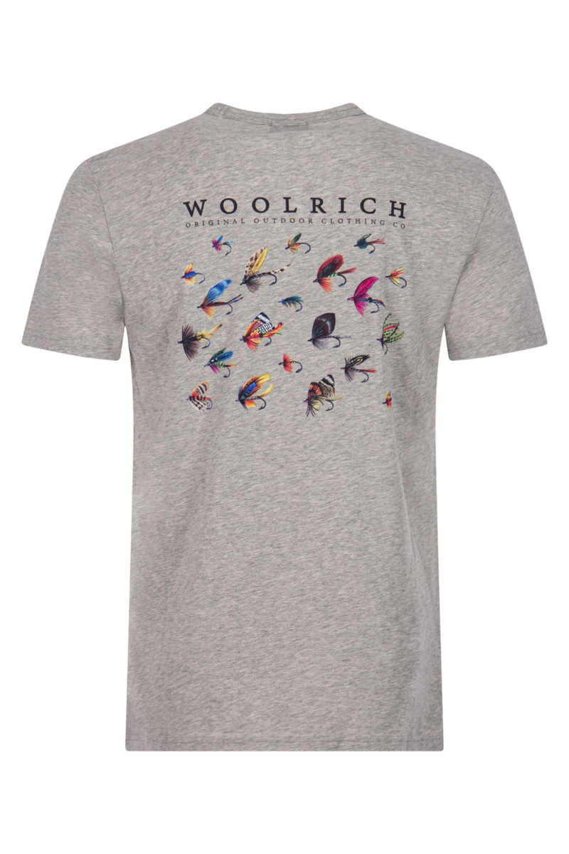 Woolrich T-shirt Lake Side Tee L-grijs