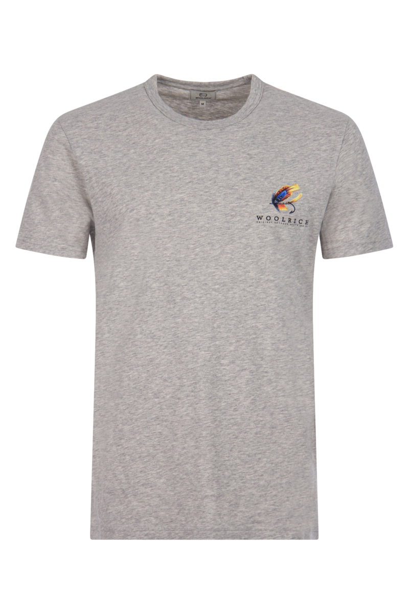 Woolrich T-shirt Lake Side Tee L-grijs