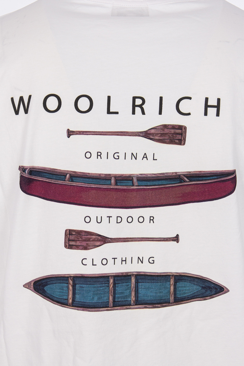 Woolrich T-shirt Lake Side Tee Wit