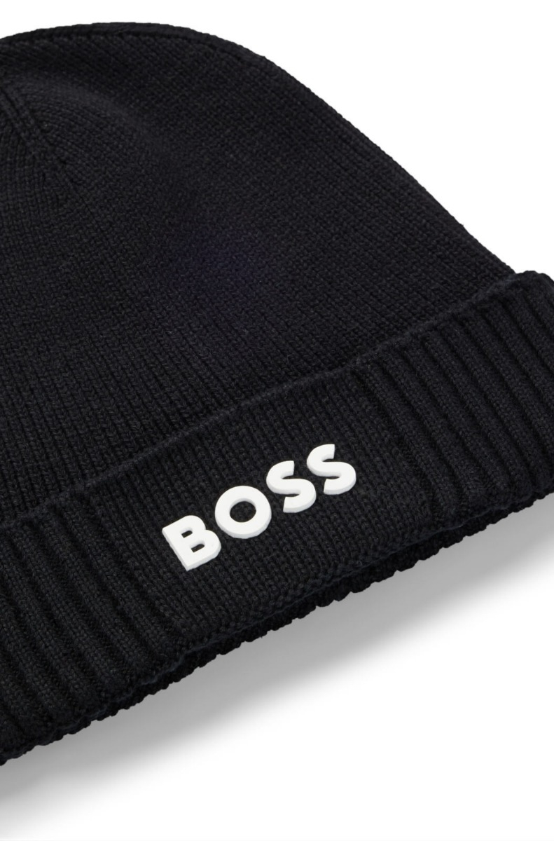 Hugo Boss Muts Asic Beani Zwart
