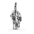 Bitten Gadget The Finger Sculpture Zilver