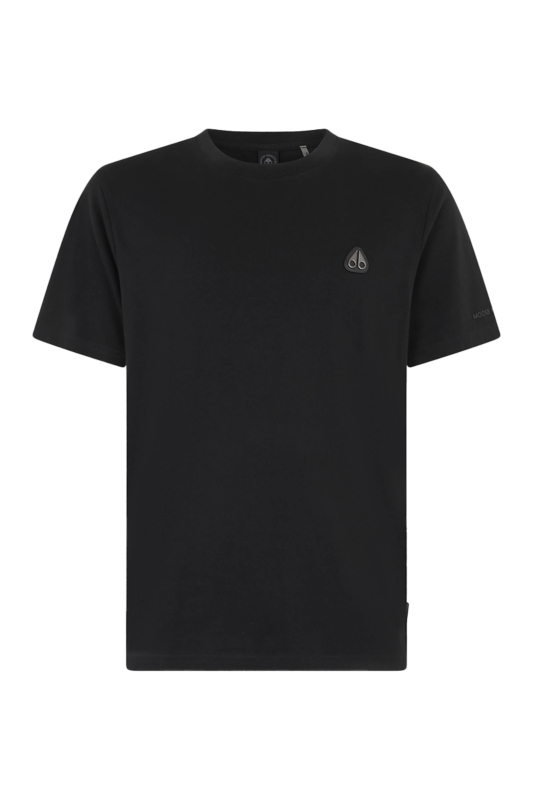Moose Knuckles T-shirt M15mt777 Cresent Tee Zwart