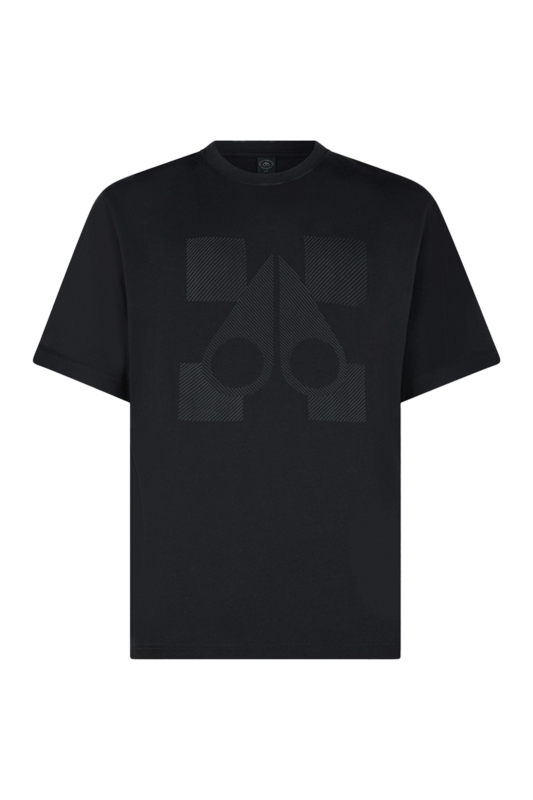 Moose Knuckles T-shirt Finchley Tee Zwart