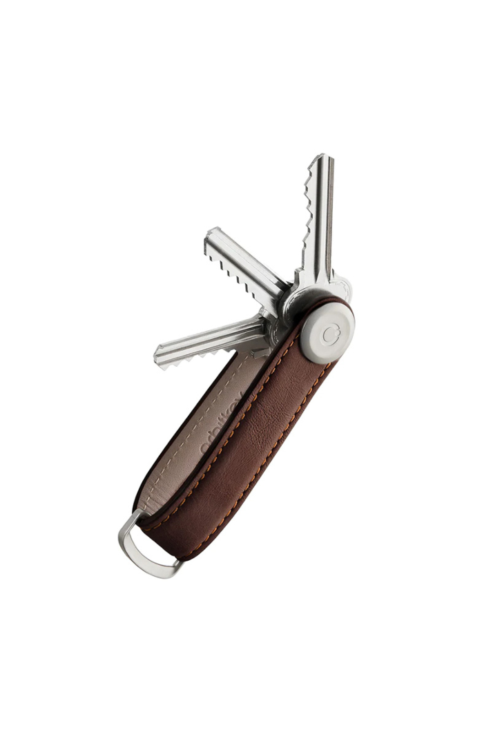 Orbitkey Gadget Leather Key Organizer Bruin