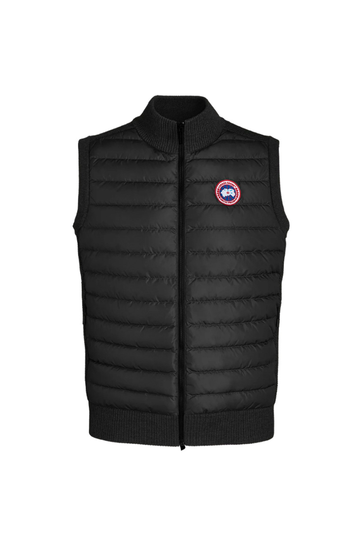 Canada Goose Bodywarmer Hybridge Knit Vest Zwart