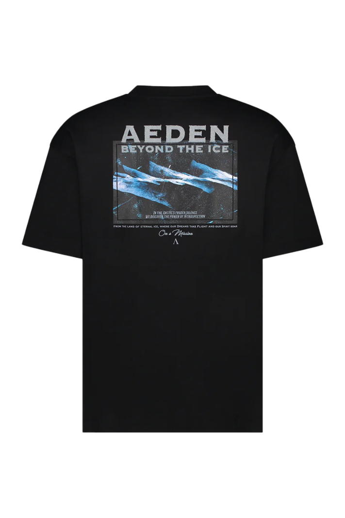 Aeden T-shirt Ocean Zwart