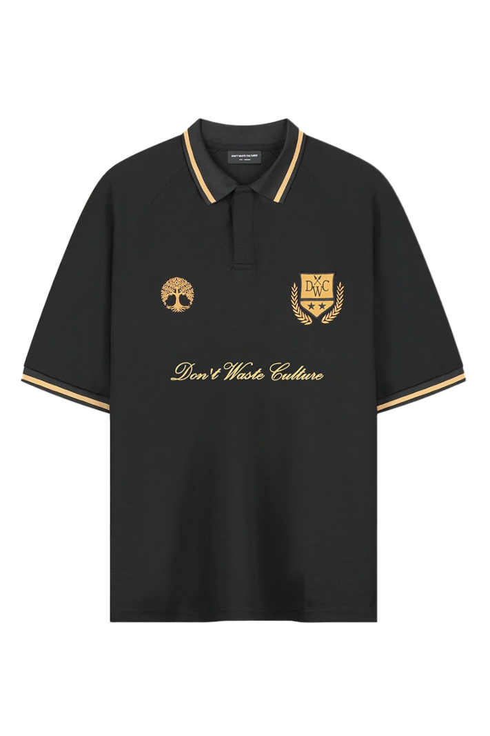 Don't Waste Culture Polo Diego Football Jersey Zwart