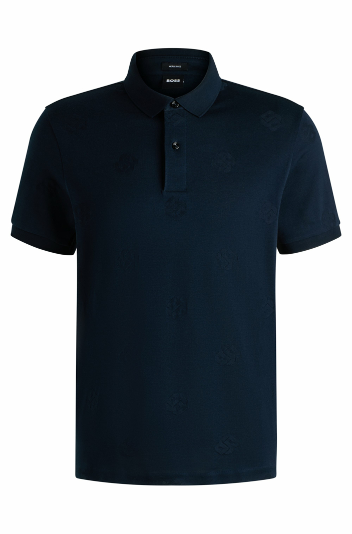 Hugo Boss Polo C-prout 109 D-blauw