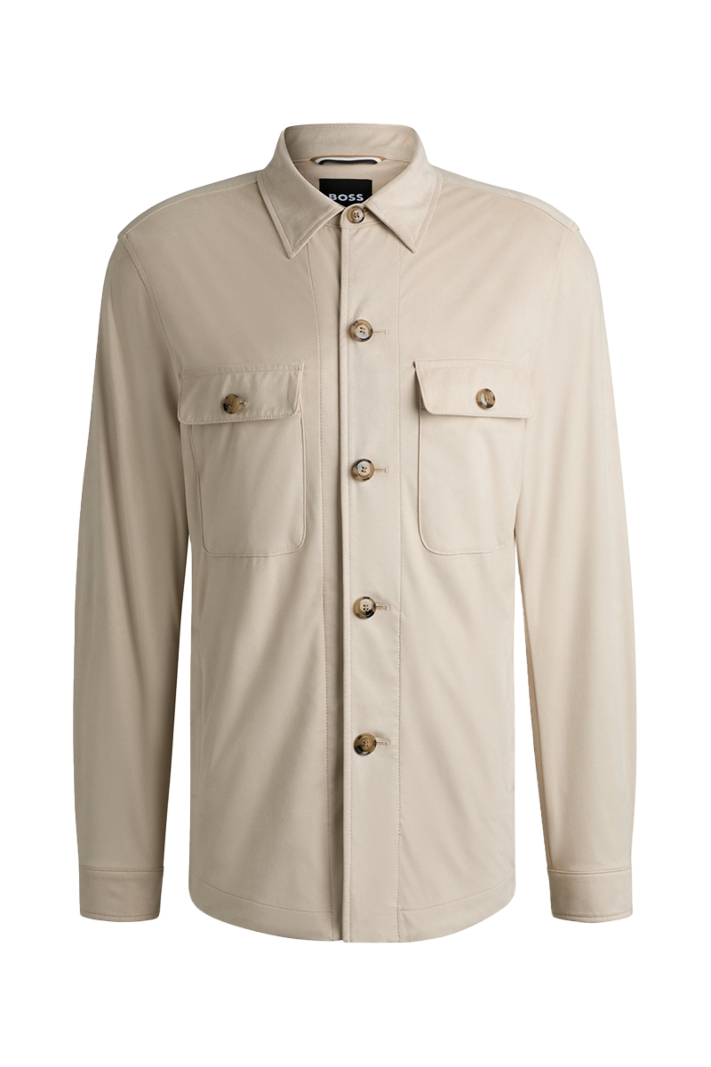 Hugo Boss Shirt C-carper-os-244 L-bruin