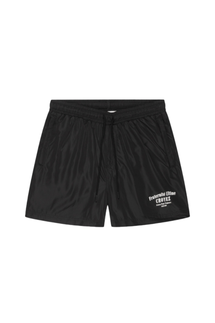 Croyez Zwembroek Croyez Fraternite Swim Short Zwart