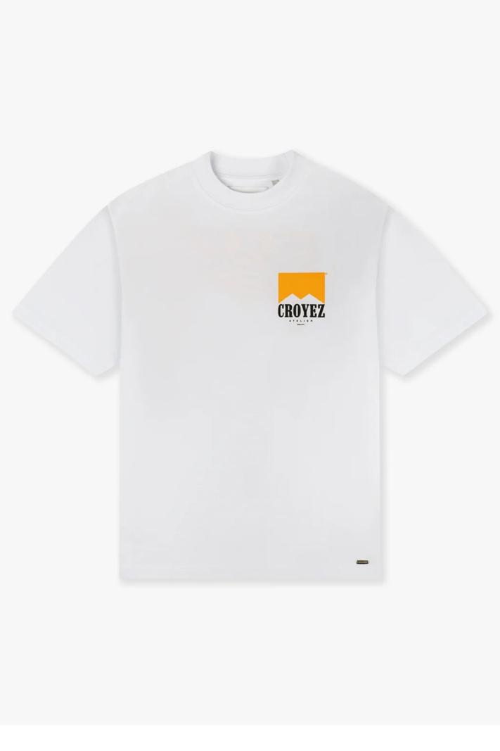 Croyez T-shirt Croyez Fumes  T-shirt Wit