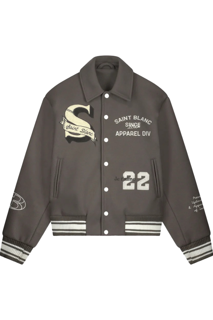 Saint Blanc Jas Presented Varsity Jacket Bruin