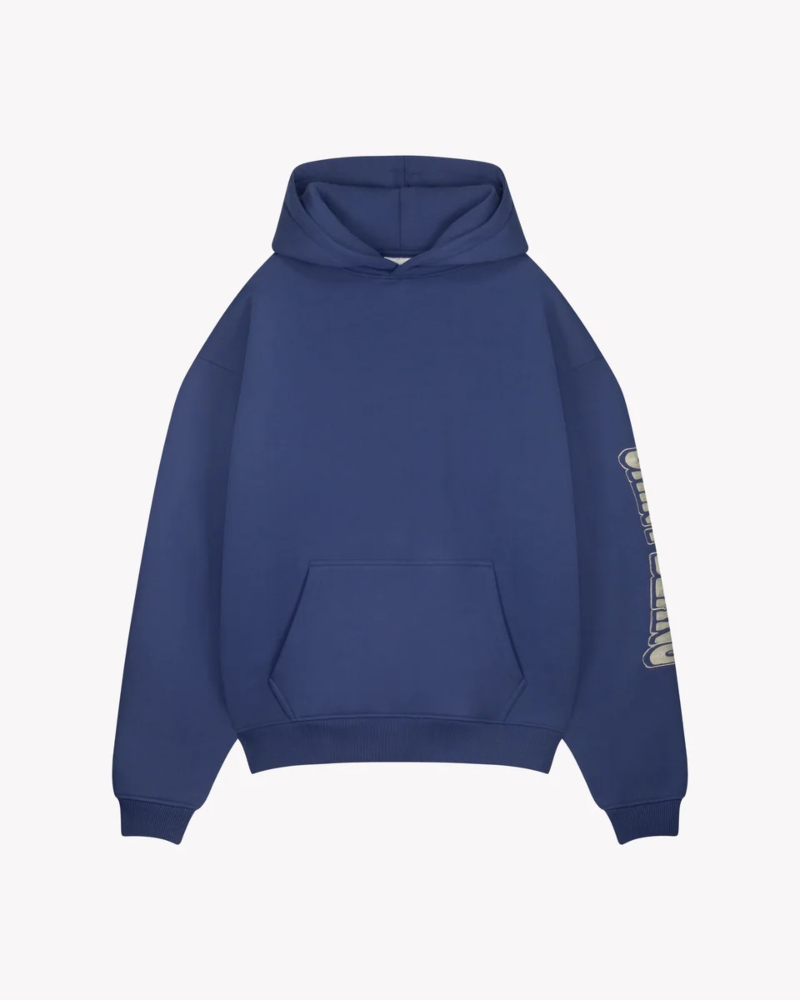 Saint Blanc Sweater Chain Hoodie Blauw