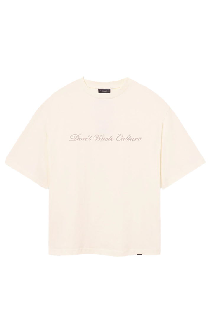 Don't Waste Culture T-shirt Suren Beige