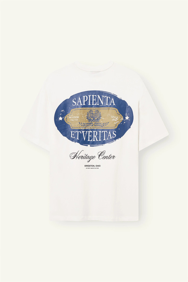 Don't Waste Culture T-shirt Orla Off White