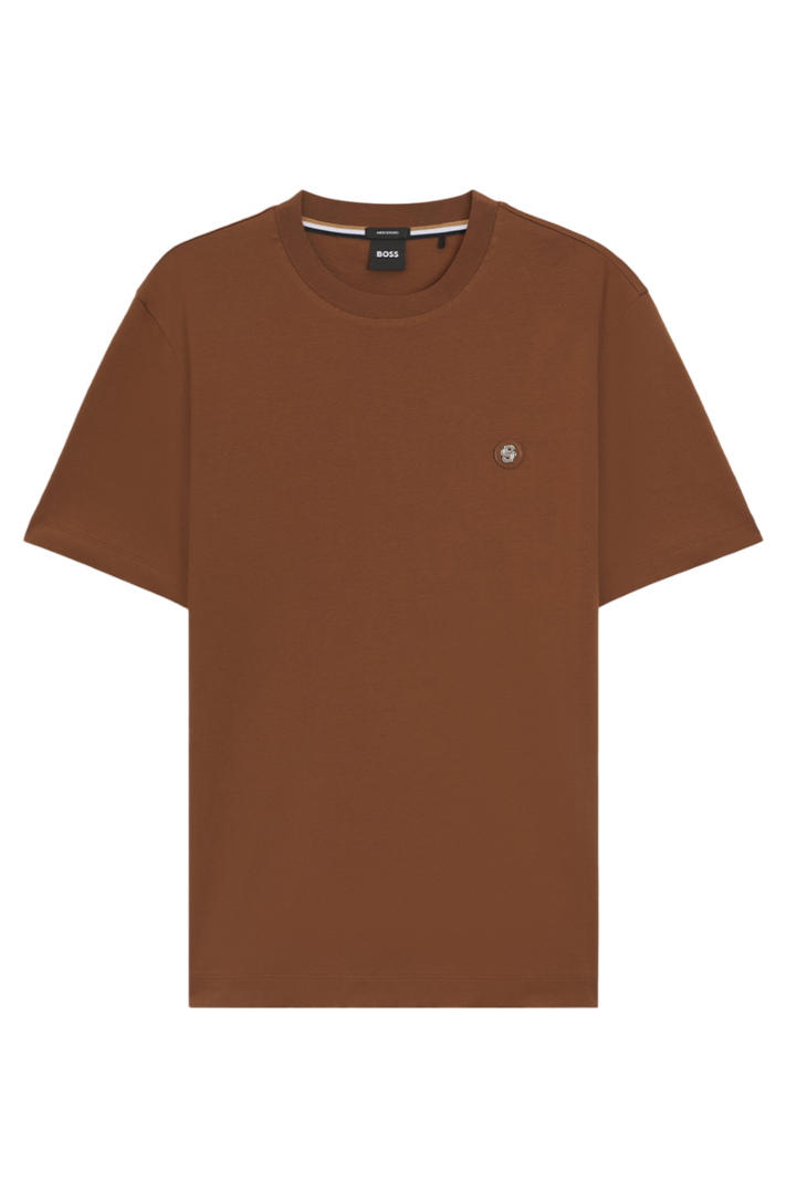 Hugo Boss T-shirt C-taut 01 Bruin
