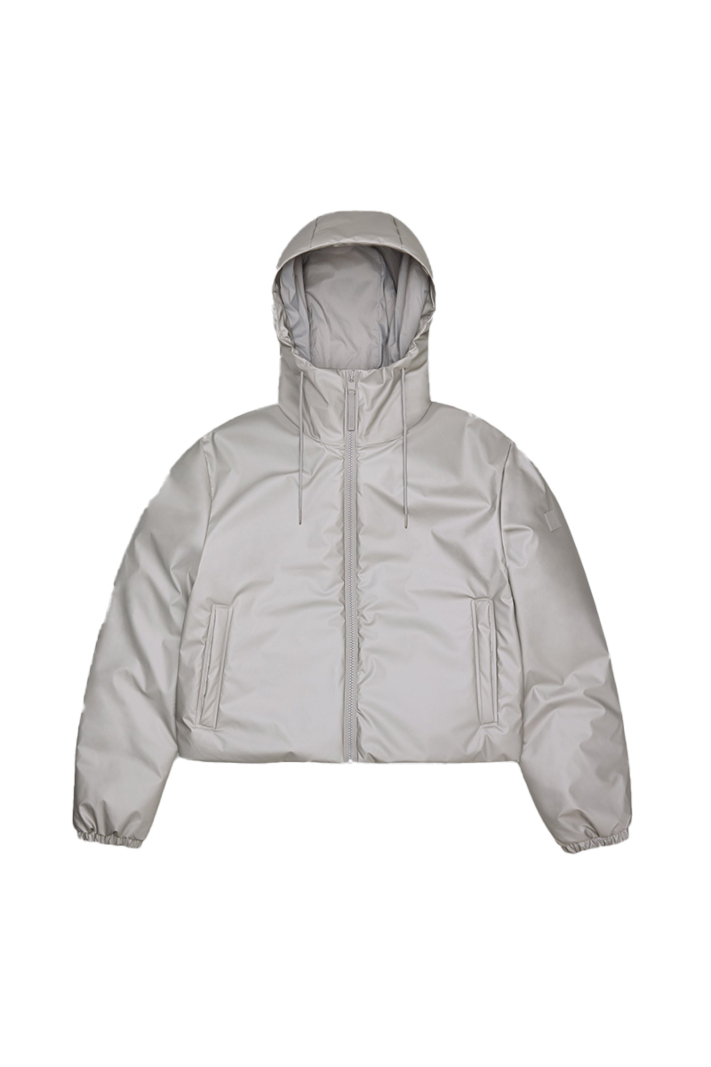 Rains Jas Lohja Short Insulated Jacket Off White