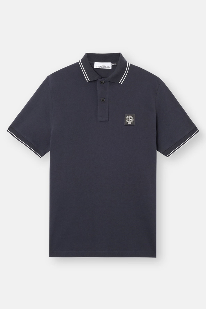 Stone Island Polo K2k15 2200007 S0018 D-blauw