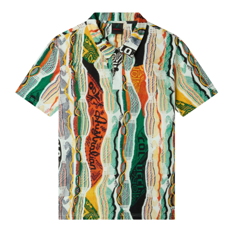 Carlo Colucci Polo C3826 Multi Groen