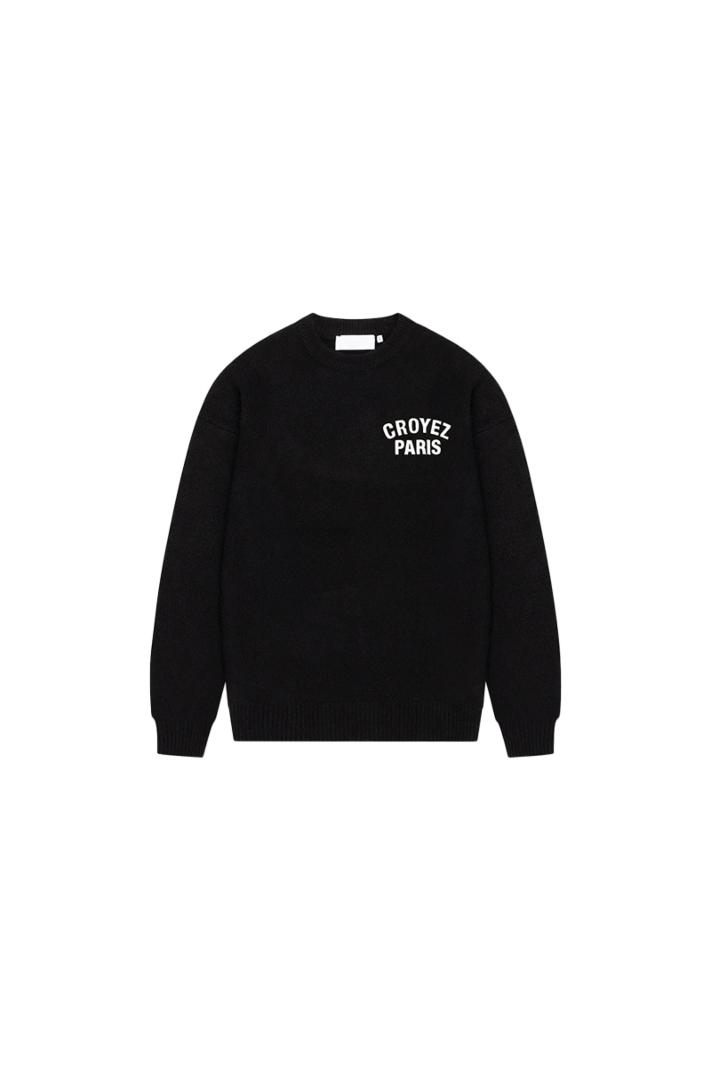 Croyez Trui Paris Knit Sweater Zwart