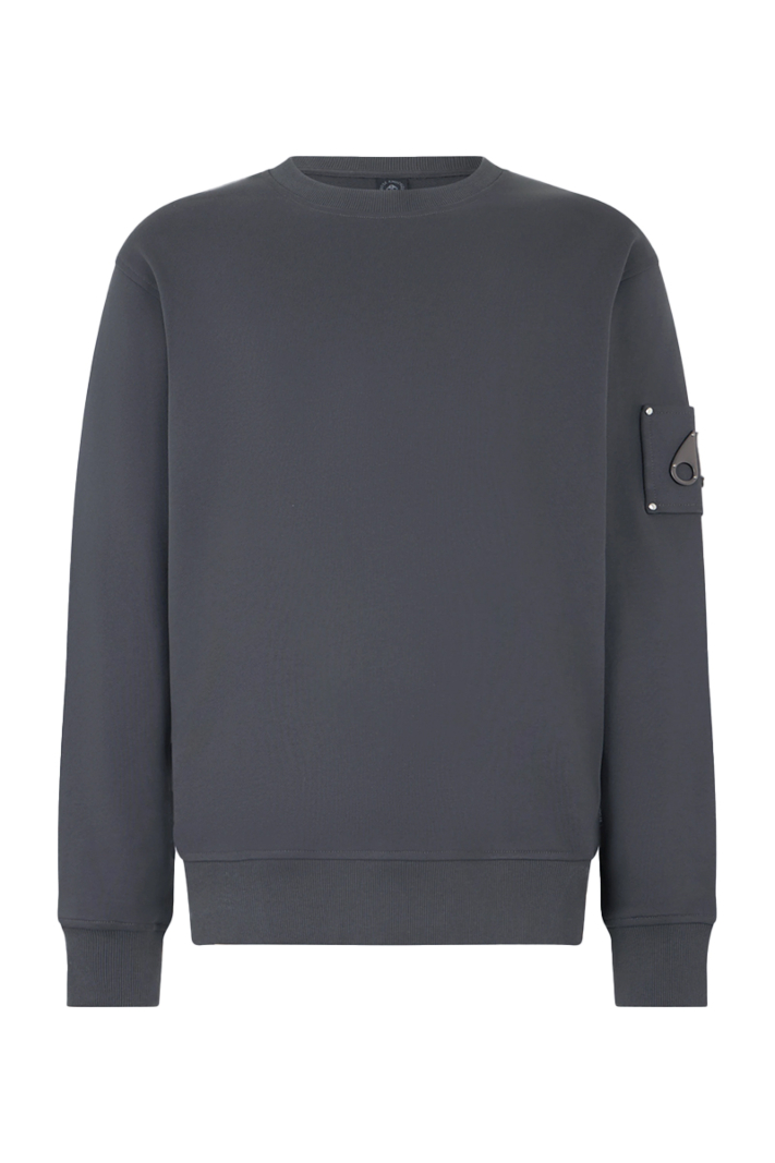 Moose Knuckles Sweater Hartsfield Crew Grijs