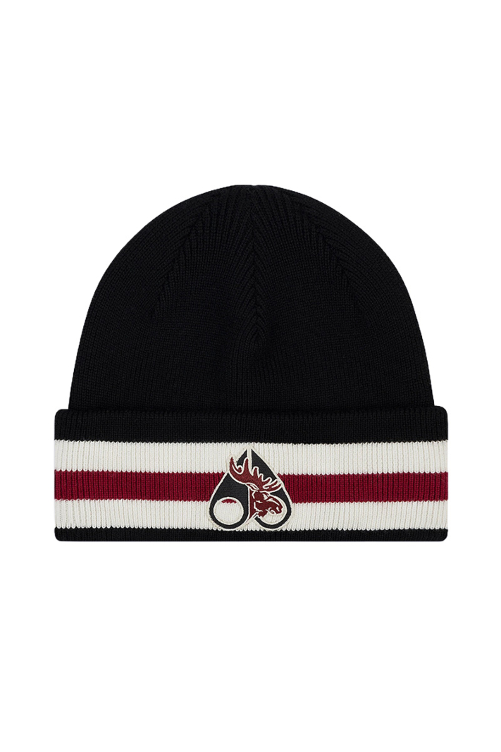 Moose Knuckles Muts Nhl X Moose Team Beanie Zwart