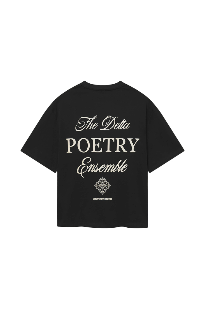 Don't Waste Culture T-shirt Aradia Zwart