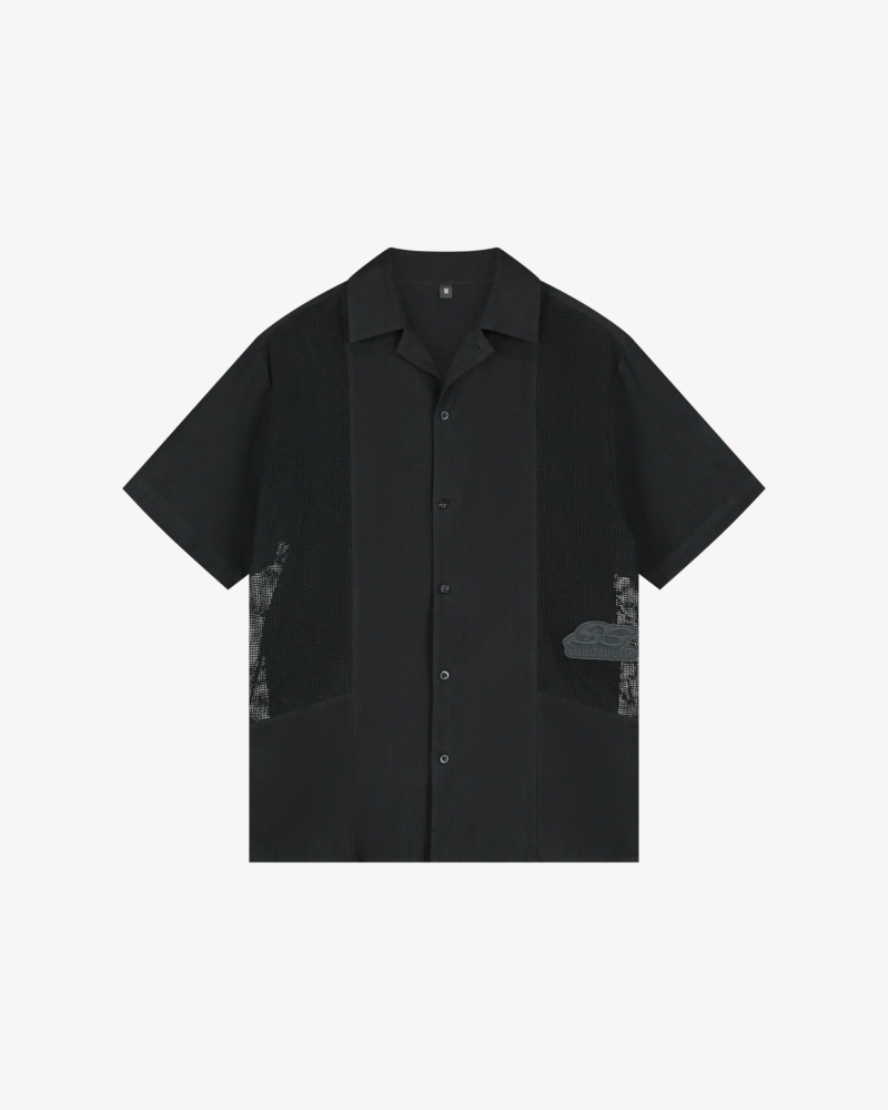 Saint Blanc Shirt Paneled Logo Shirt Antra