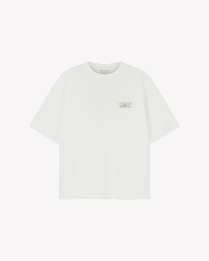 Saint Blanc T-shirt M/f T-shirt Ov Wit
