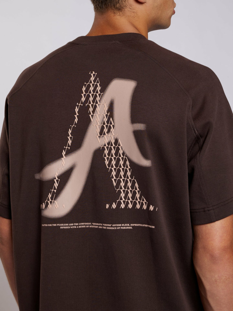 Aeden T-shirt Yono Tee D-bruin