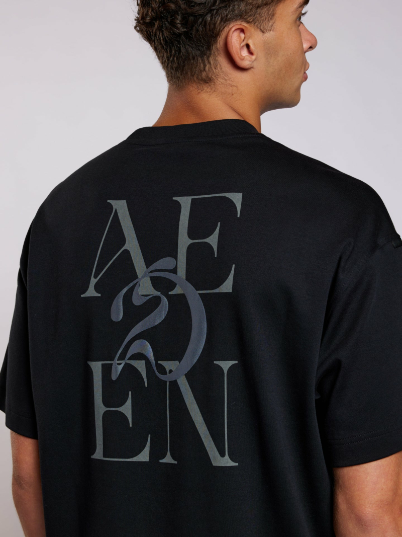 Aeden T-shirt Mourino Tee Zwart