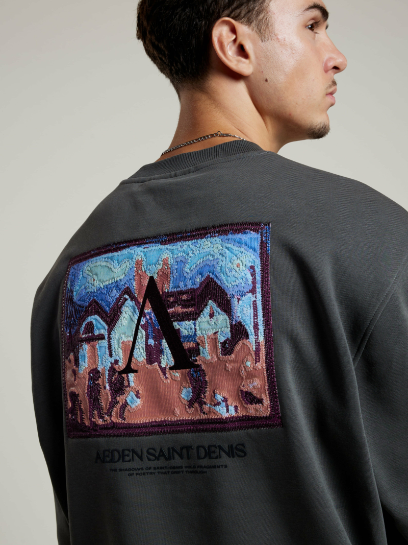 Aeden Sweater Maxence Sweatshirt D-grijs