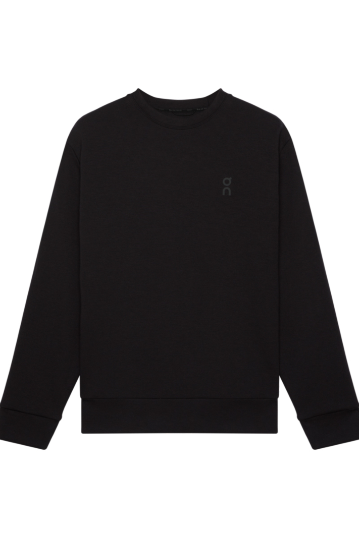 On Running Sweater Focus Tech Crew  Zwart
