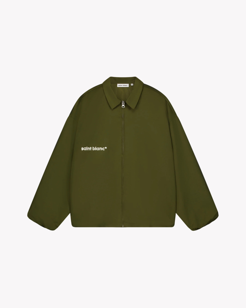 Saint Blanc Jas Interlock Coach Jacket Groen