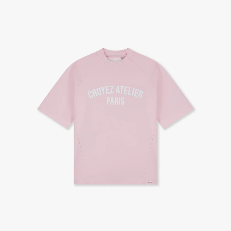 Croyez T-shirt Croyez Raglan T-shirt Roze