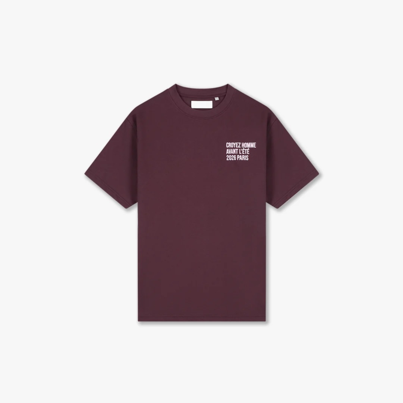 Croyez T-shirt Classique T-shirt Bordeaux