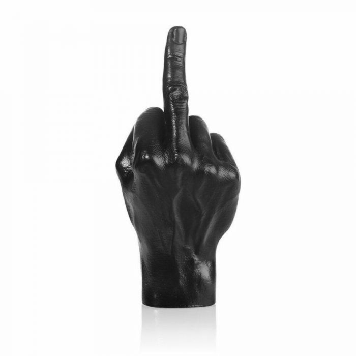 Bitten Gadget The Finger Sculpture Zwart