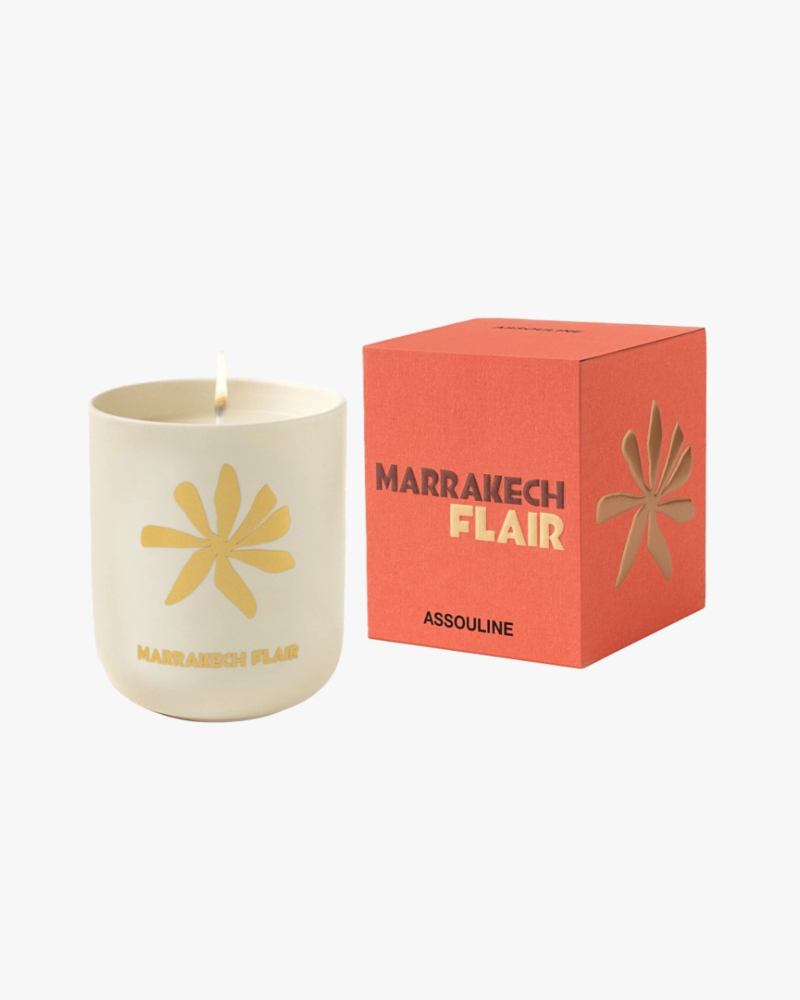 Assouline Interieur Marrakech Flair Candle  Oranje