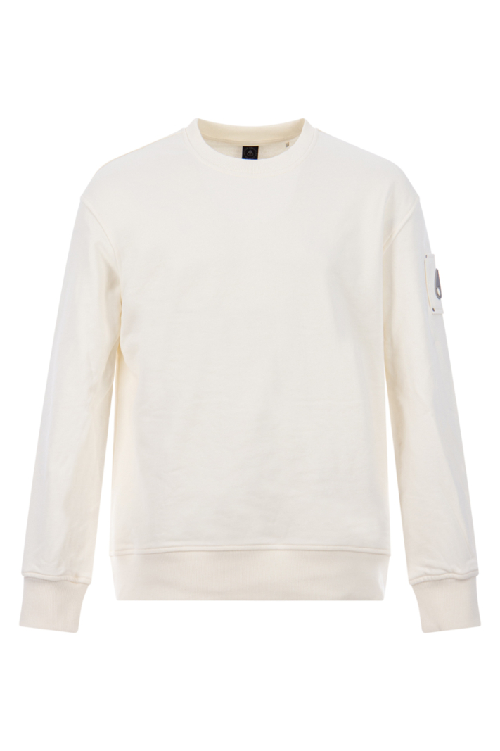 Moose Knuckles Sweater Hartsfield Crew Off White