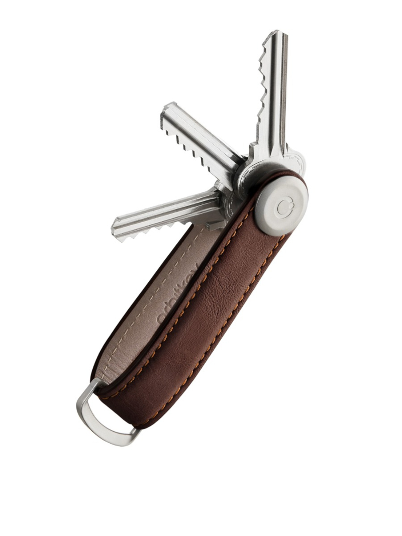 Orbitkey Gadget Leather Key Organizer Bruin