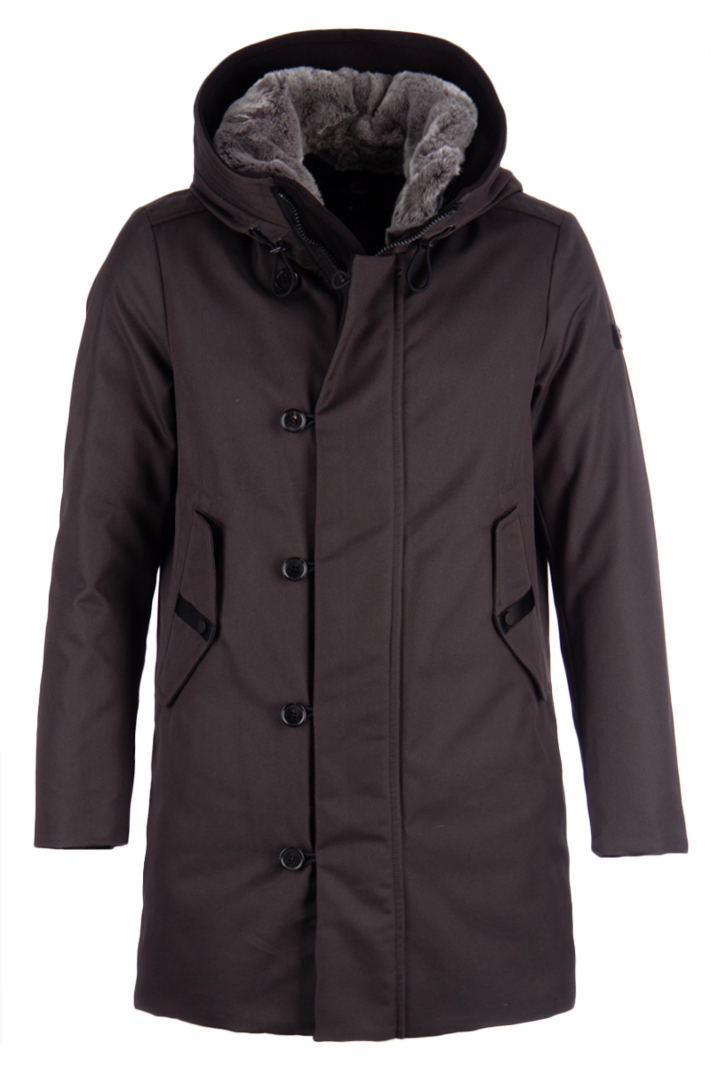 Peuterey Jas Kasa Sl Fur D-grijs