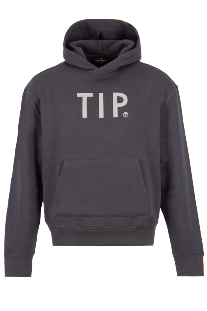 Tip De Bruin Sweater Tip Hoodie Tip Grijs