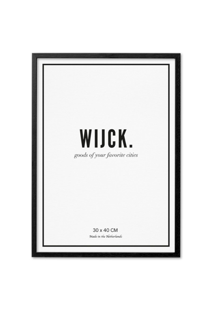 Wijck. Interieur Black Frame 30x40 Zwart