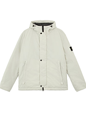 ★SALTY PEBBLE★ 2WAY_DETACHABLE CASENTINO JACKET [IVORY] Stone Island men's jacket in recycled wool and nylon