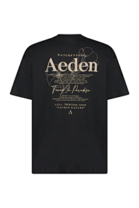 Aeden T-shirt Marshall Zwart