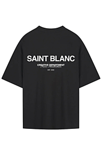 Saint Blanc T-shirt No. 1 Tee Zwart
