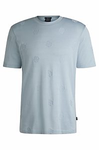 Hugo Boss T-shirt C-thompson 224 L-blauw