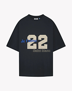 Saint Blanc T-shirt Love 22 T-shirt Zwart