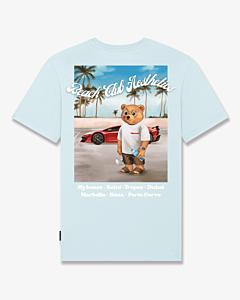 Baron Filou T-shirt T-shirt Filou Cxxi Poster Backprint L-blauw