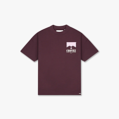 Croyez T-shirt Maison Fumes T-shirt Bordeaux